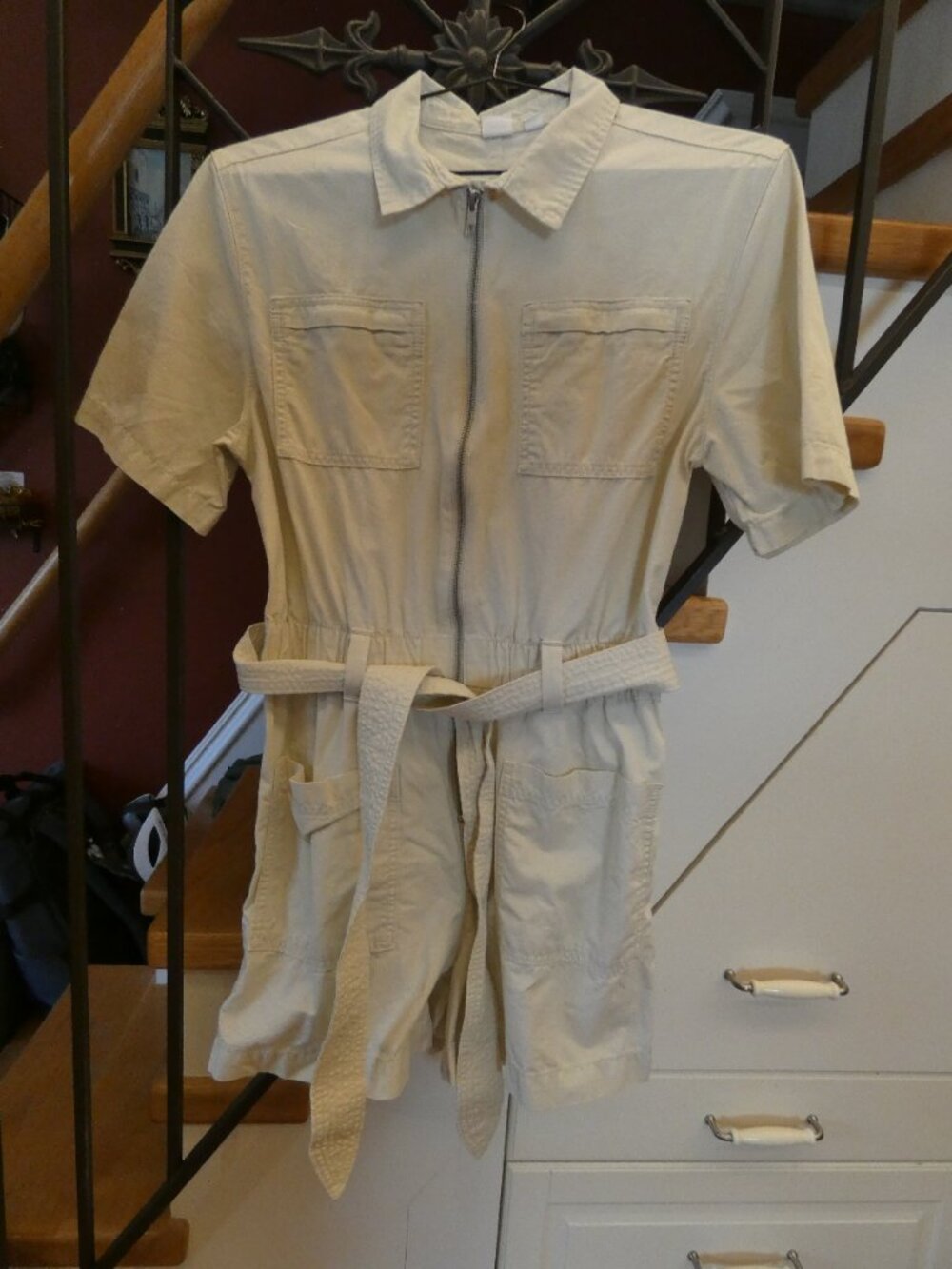 Light Beige Romper - Picture 3 of 5